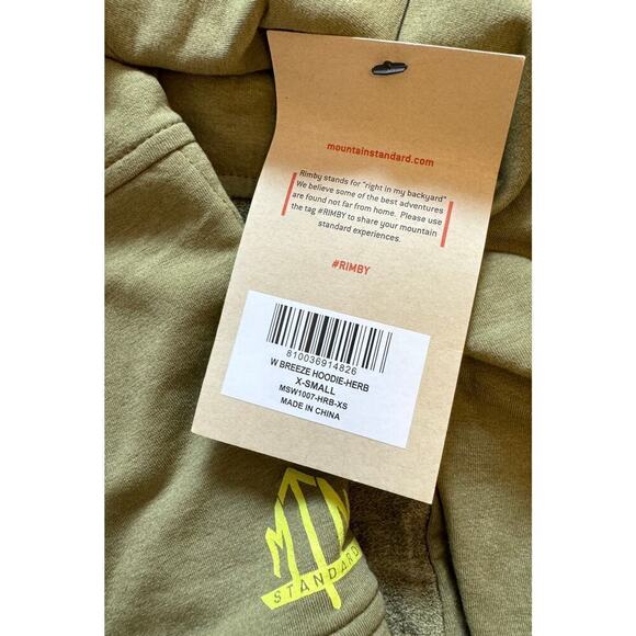NWT Mountain Standard Active Cropped Midweight Hoodie Size XS - Picture 6 of 7